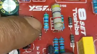 Driver socl 506 output speaker keluar tegangan DC dan resistor 560 ohm hangus