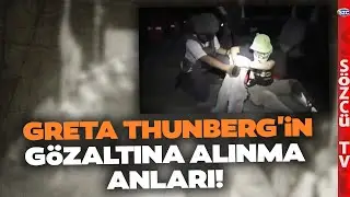 Greta Thunberg'in G&ouml;zaltına Alınma Anları! İsrail'den Sumud'a Baskın! İşte O G&ouml;r&uuml;nt&uuml;ler!
