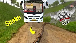 Anaconda in Bussid |  Bus simulator indonesia |snake in bussid
