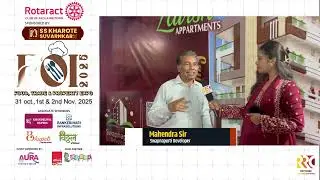 Mahendra Sir, Swapnapurti Developer | Flavours of India -FOOD, TRADE & PROPERTY EXPO 2025! #rrcnews