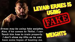 ACCUSING ERMES OF USING FAKE WEIGHTS, GETS CALLED BIG BABY