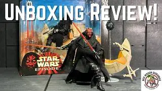 Black Series Darth Maul & Sith Speeder SDCC '24 Exclusive Unboxing Review #starwars #blackseries