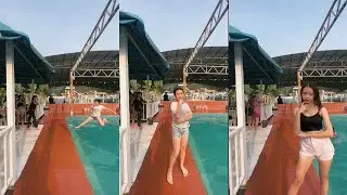 Hot girl Japanese swimming | swimsuit | Swim Pool | lake near me Ep19