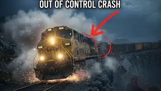 Derail Valley 🚂 | Reverse Train OUT OF CONTROL! | Extreme Train Crash