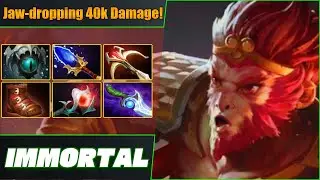 Immortal Monkey King Off Lane 🛡️ Mental 40k Damage! Dota 2 DotaPulse Full Gameplay