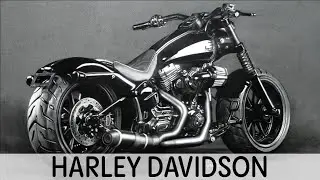 ✨Harley Davidson Drawing✨