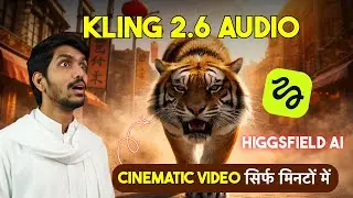 Fastest Way to Create Cinematic AI Videos in 2026 |  Higgsfield AI Kling 2.6 Audio Live Tutorial
