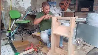 fazendo máquina de fazer pamonha! 