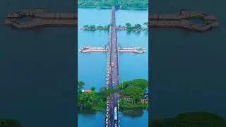 This is Thanneermukkom Bund in Alappuzha - the biggest in India ✨❣️ #alappuzha #kerala