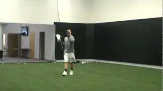 Sean DeLaney, RuffLax Instructor, shows the proper technique for power shooting on the run.