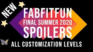 FABFITFUN SUMMER BOX 2020  || FULL BOX CUSTOMIZATION || ALL SPOILERS || KNOW BEFORE YOU BUY