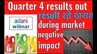 adani wilmar q4 results 2023 | FMCG sector stock | share crash reason | invest in business