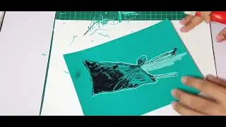 Multiple block relief printmaking 1 (Keyblock & image transfer)