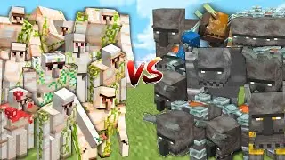 Irongolem vs Ravager #minecraft #viral #compare #gaming #vecna 