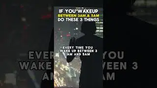 IF YOU WAKE UP BETWEEN 3AM & 5AM. DO THESE 3 THINGS By Miz Mzwakhe Tancredi  #meditation