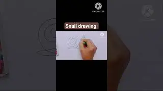 Snail Drawing 🐌 #snaildrawing #shorts #happynaughtykids