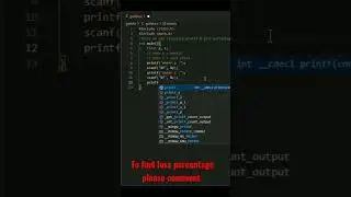 | best way 🤟🤟to find profit percentage | C Code | 