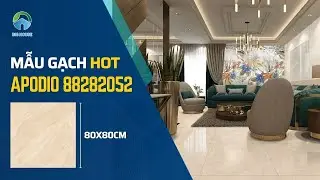 Mẫu Gạch L&aacute;t Nền 80x80cm Sang Trọng APODIO 88282052 - BỀN BỈ, CHỐNG THẤM