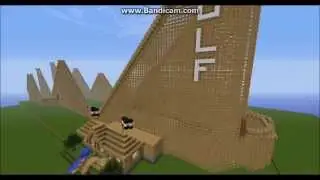 Minecraft Wooden Roller Coaster
