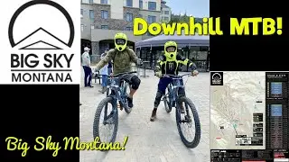 Big Sky Resort downhill mountain biking!
