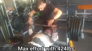 Benching with the Super Heavy Ballista bench band!
