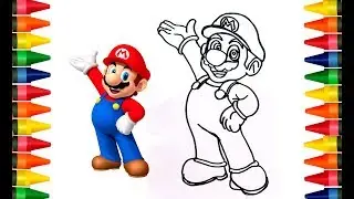 COLORING  Super Mario wreck it ralph 2 2018 - Paint for Toddlers and drawing for kids -Art colokids