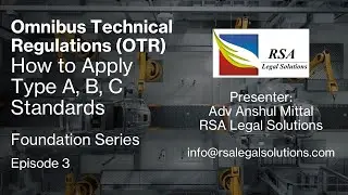 OTR Ep 3 | Type A, B, C Standards Explained | Anshul Mittal | BIS Compliance | RSA Legal