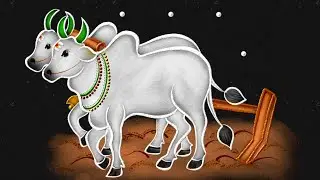 Mattu Pongal kolam 🌺 Ulavar Thirunal Rangoli kolam 🌿 Thai Pongal kolam | Makar Sankranthi muggulu