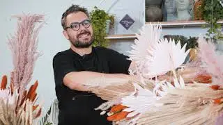 #floralchallenge DIY candelabru de nunta cu pampas