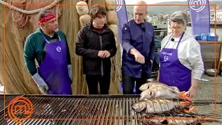 Así se maneja una parrilla para hacer un pescado perfecto | Masterchef 8