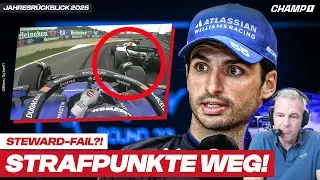 Steward-Desaster! Sainz bestraft, dann Strafpunkte weg &ndash; was lief schief? Rennleiter zerlegt FIA