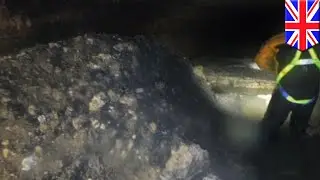Fatberg: Titanic-sized fatberg blocks seaside town sewer - TomoNews