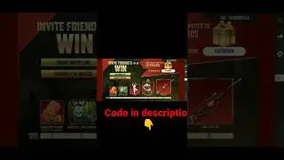 free fire invite friend new event #gamingyt014 II code in description 👇