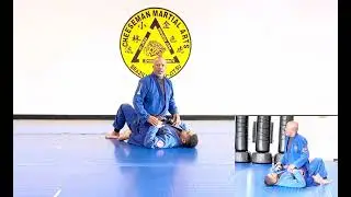 Brazilian Jiu Jitsu Self Defense White Belt Stripe 2 #31 Basic Cross Collar Choke from the Mount