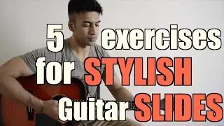 5 Exercises to make your Guitar Playing STYLISH with these SLIDES (With practice backing track)