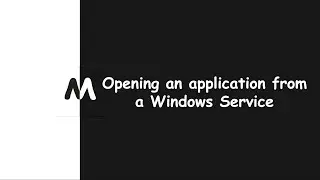 Python: Open an Application from a Service