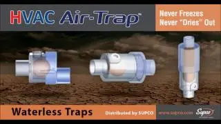 HVAC Air-Trap - Never use a P-Trap again!