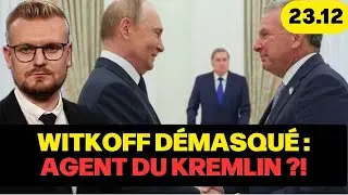 Witkoff avoue tout ! Il a rencontr&eacute; Poutine en secret sans protection ni la CIA