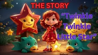 Twinkle Twinkle Little Star Story in English | Animation For Kids Nursery Rhymes with Voice
