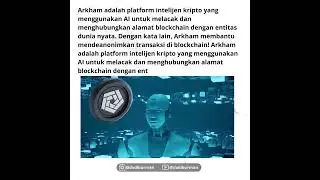 Apa Itu Aset Crypto Arkham? crypto AI Intelejen