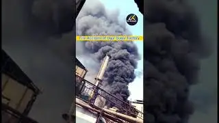 Fire Accident at Ugar Sugar Factory 🔥🔥 | Sugar Factory caught fire | Ugar Sugar Factory #short