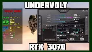 Как понизить напряжение на RTX 3070 для увеличения FPS и снижения температуры видеокарты.