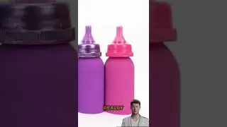 Satisfying Video l Making Rainbow Milk Bottle With Kinetic Sand Cutting ASMR #14