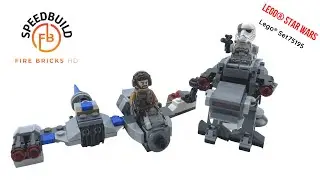 LEGO&reg; Star Wars Ski Speeder vs First Order Walker Microfighters 75195