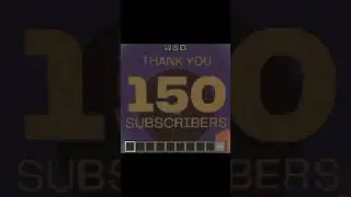 150 Subscribers Celebration! #shorts #minecraft #150 #subscribers #celebration #pixelart