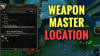 Thunder Bluff Weapon Master Location (Train 2H Maces, 1H Maces) - WoW Classic