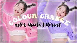 colour changing tutorial (no plugins + quick) | after effects