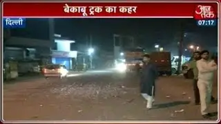 Speeding Trucks In Delhi And Mumbai Meets With An Accident, 2 Dead