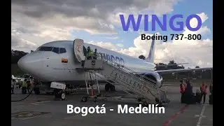 Wingo VUELO RPB7272 Bogotá (BOG) - Rionegro (MDE) - B737-800