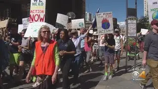 Thousands Of Students March For Action On Climate Change